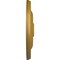 Ekena Millwork Jefferson Ceiling Medallion (Fits Canopies up to 2 7/8"), 11 3/4"OD x 3/8"P, Pharaohs Gold CM12JEPGS - alternate 2
